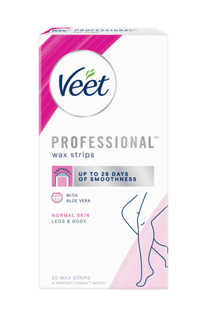 Veet® Wax Strips With Easy Grip™ - Legs & Body – Normal Skin